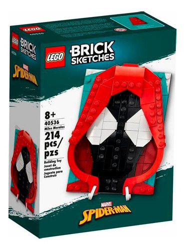 Lego Brick Sketches 40536 Marvel Homem Aranha: Miles Morales