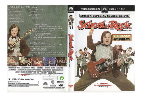 Dvd School Of Rock, Edición Especial Coleccionista 