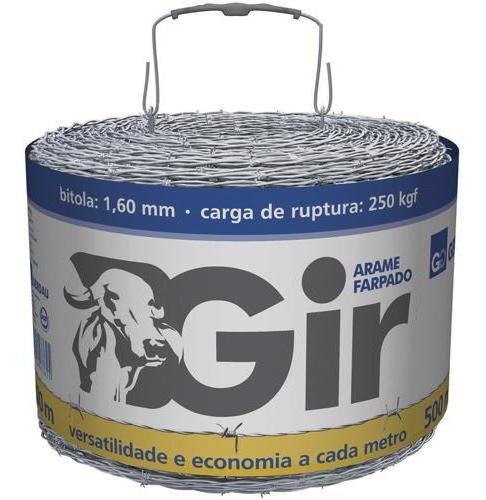 Arame Farpado Gerdau Gir 1,6mm 500mts