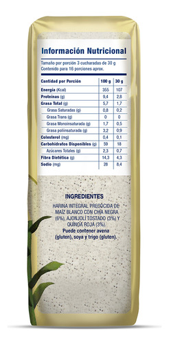 Harina Mezcla Semillas Nutritivas P.a.n. 500 G X 4 Unidades