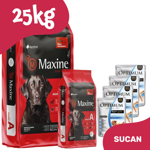 Comida Perro Maxine Adulto 21 Kg + Promo!