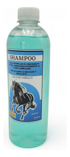 Shampoo Organico Cola Caballo Estimula Crecimiento 500 Ml