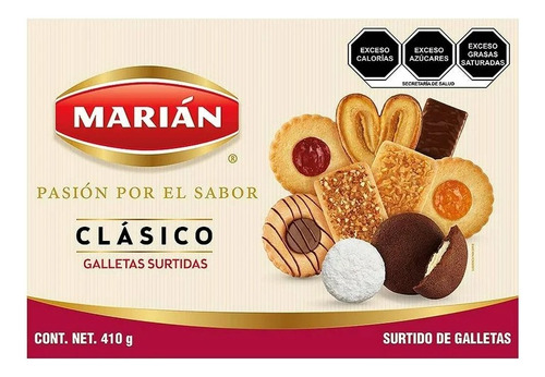 2 Pza Surtido De Galletas Marián Clásico 410 G