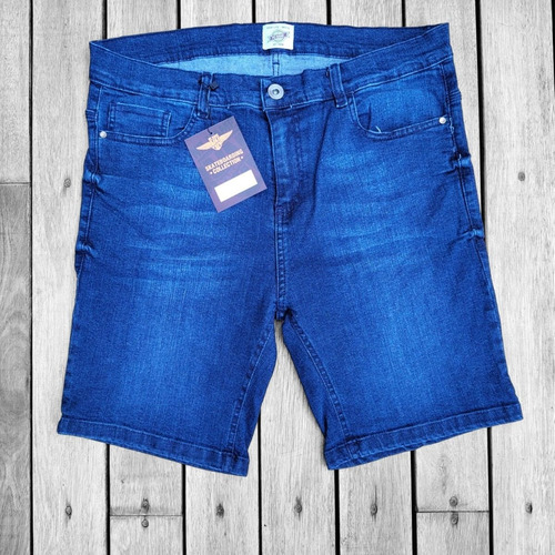 Bermuda Jean Hombre Elastizada No Name Blue Fifty