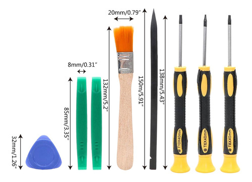 Destornillador Torx T8 T6 T10 Herramientas De Apertura Repar