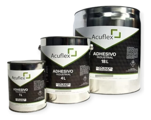 Adhesivo De Contacto Industrial Acuflex Lata De 18 Litros