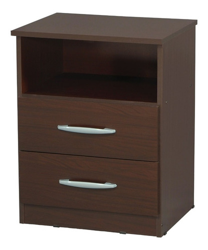 Mesa De Luz 2 Cajones 1 Estante Mosconi Express Dormitorio