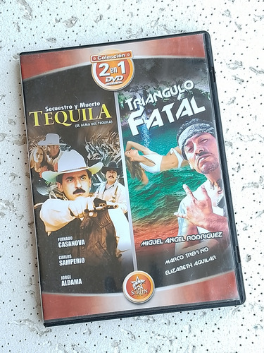 Dvd Tequila Secuestro Y Muerte / Triangulo Fatal (Usado)