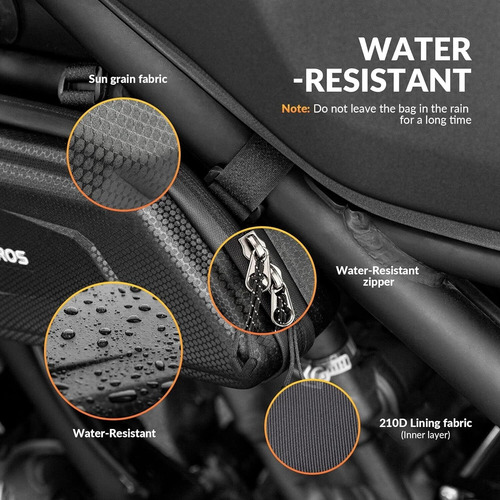 Bolsa De Herramientas Impermeable Para Motocicleta