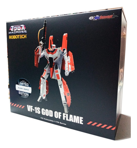 Vf1s God Of Flame Jet Fire Transformers 1/72 Transformable