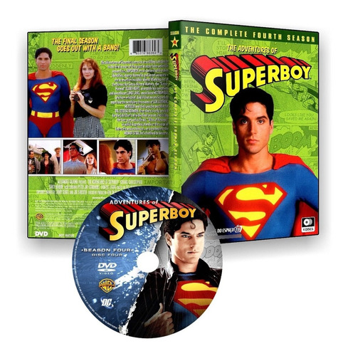 Dvd Série Superboy Quarta Temporada Completa