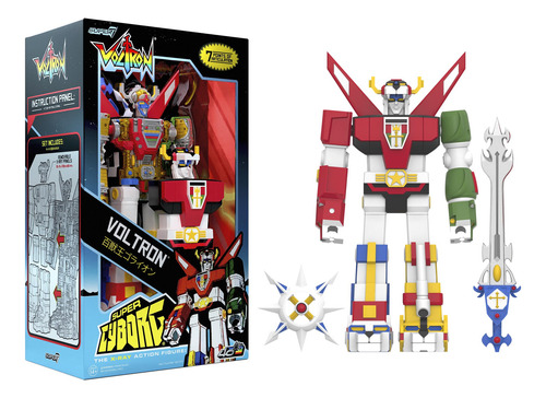 Figura De Acción Voltron Super7 Super Cyborg 11 Pulgadas