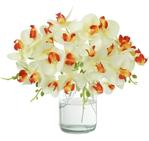 Tallos De Orquídeas Artificiales, 6 Piezas Tallos De Flores 