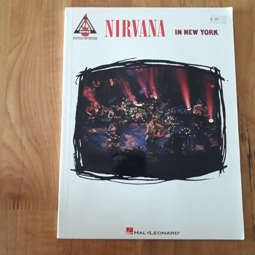 Libro De Partitura Y Tablatura Nirvana Unplugged