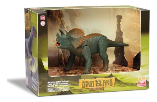 Boneco Dinossauro Articulado Triceratops - Silmar
