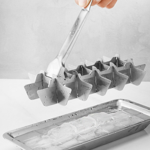 Bandeja De Hielo Quick-frozenss De Acero Inoxidable Hecha En
