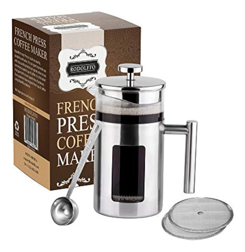 Rodolffo Quality French Press Coffee Maker 34 Onzas Con Acer
