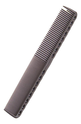 2 Peines De Corte Fino De Fibra De Carbono Gris De 19 X 3 Cm