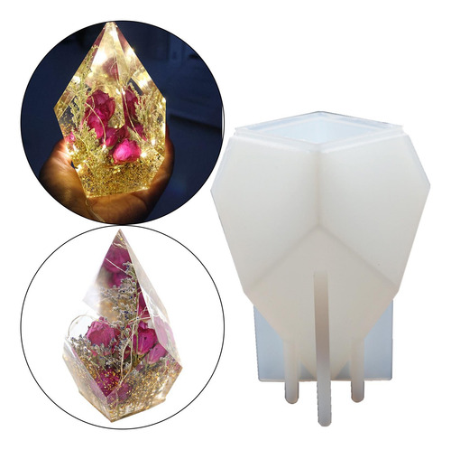Soporte De Molde De Resina Epoxi De Cristal, 130x100x100mm