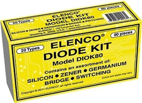 Elenco Diodo 80 Piezas Kit