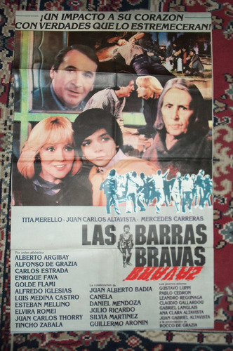 Poster Las Barras Bravas Con Tita Merello Y J.c.altavista 