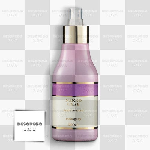 Body Splash Naked Cake 200 Ml Linha Chic & Fun