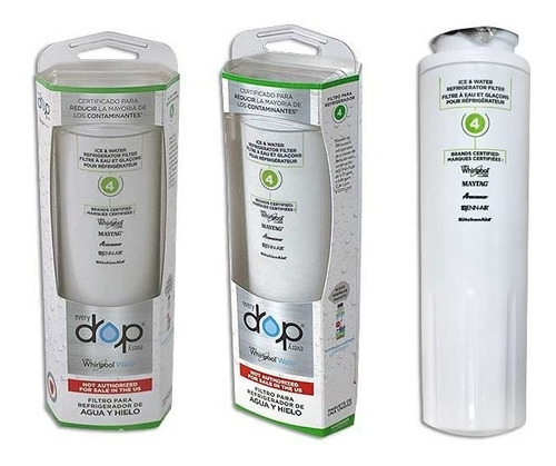 Imagen 4 de 6 de Filtro Agua Whirlpool #4 Refrigerador W10790818 Drop Originl