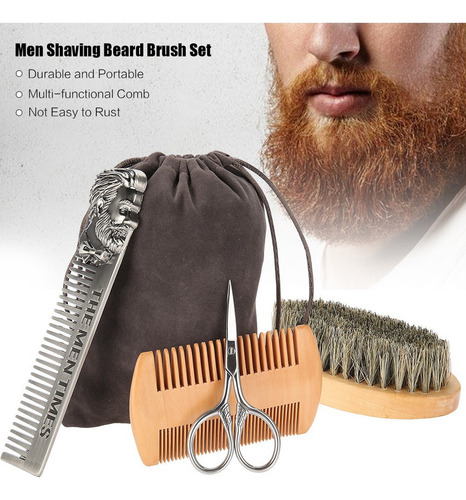 Q Kit De Modelado De Barba, Juego De Cepillos De Barba