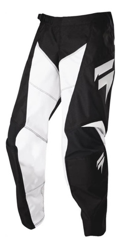 Pantalon Moto Niño Label Race Negro/blanco Shift. Mx