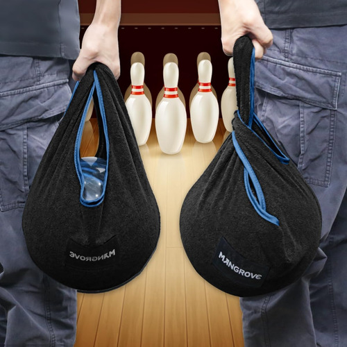 2 Pack Bolsa Pulidora Microfibra Mangrove P/ Bola De Boliche