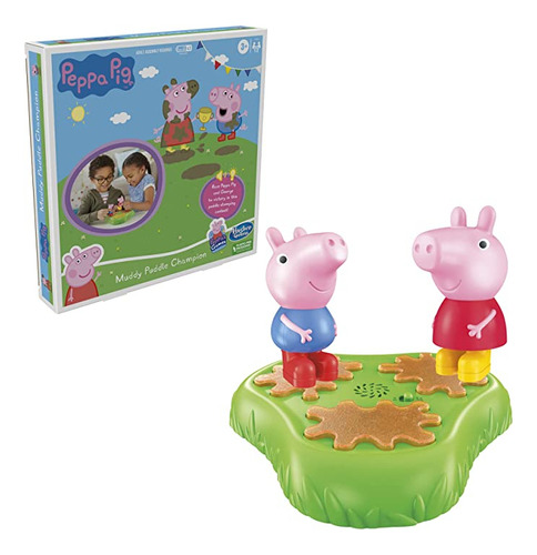 Hasbro Gaming Peppa Pig Muddy Puddle Champion Juego De Mesa.