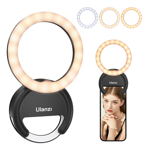 Anillo De Luz For Selfies, Luz Recargable For Rellenar Sel