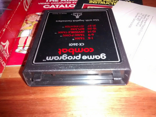 Imagen 4 de 6 de Cartucho Juego Game Program Atari 2600 Cx2601 Combat