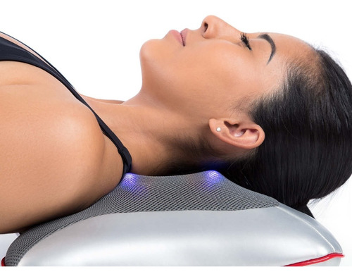 Imagem 3 de 10 de Massageador De Pescoço E Lombar Shiatsu C/ Infra Bivolt