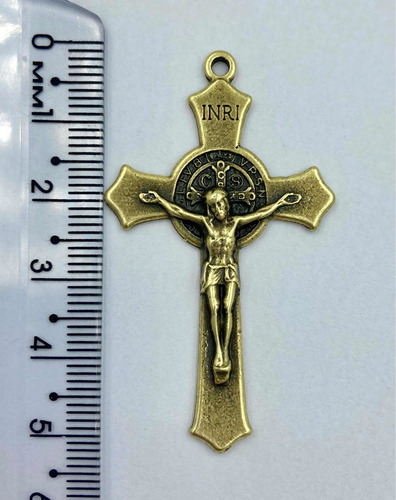 Acessórios P/montagem De Terço, 25 Crucifixos 25 Entremeios