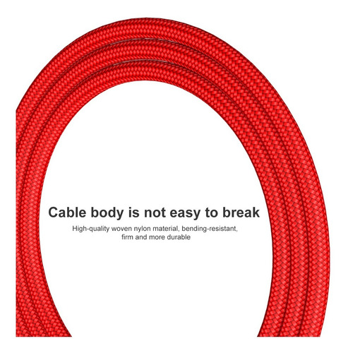 Imagen 5 de 6 de Cable Usb Tipo C Baseus Reforzado Samsung Huawei 3m