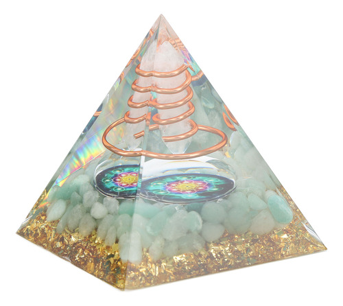 Pirámide Orgónica Para Amatista De Energía Positiva
