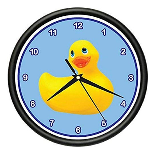 Reloj De Pared De Goma Pato Bañera Para Baño Habitación Para