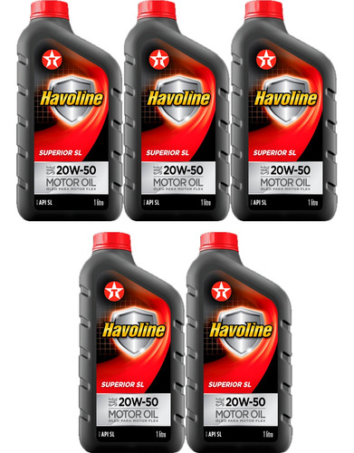 5 Havoline 20w50 Mineral