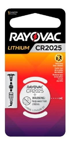 Imagen 3 de 4 de Pila Bateria Lithium Rayovac Cr2016 Cr2032 3v Al Mayor
