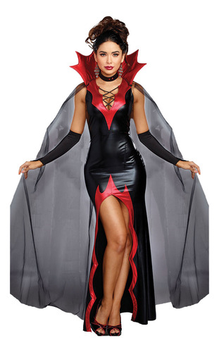 Disfraz De Vampiro Gótico Para Adultos, Para Mujer, Hallowee