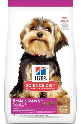 Hills Canino Adult Small Paws L&r 4,5lb