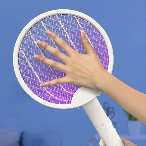 Raquete Elétrica De Insetos Ab.midia Irm01926 Branco -