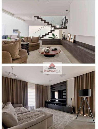 Casa Com 4 Dormitórios À Venda, 563 M² Por R$ 2.600.000,00 - Condomínio Residencial Jaguary - São José Dos Campos/sp - Ca0880