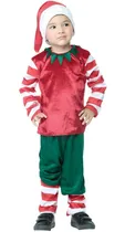 Comprar Disfraz Navideño Para Niño De Duende O Elfo Para Navidad Traje Navideño Para Niños De Duende Ayudante De Santa Claus