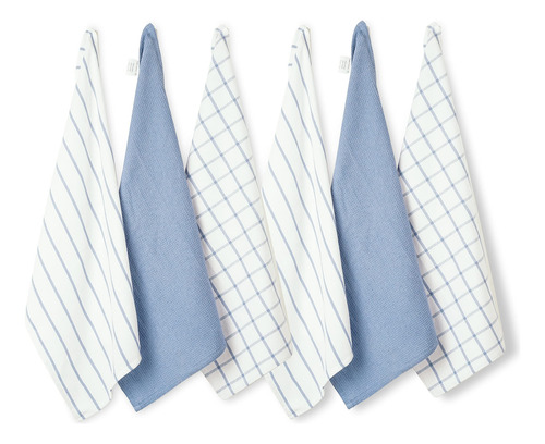 Juego De Toallas De Cocina Lane Linen, Paquete De 6 Paños De