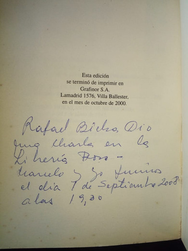 Santa Evita Tomás Eloy Martínez Dedicado Por Rafael Bielsa