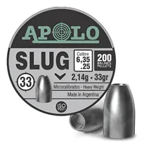 Comprar Balines Apolo Puntas Slug 635  33 Grs Lata X 200