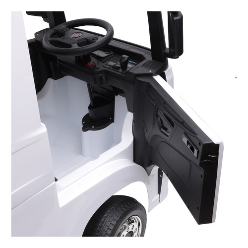 Caminhão Elétrico Infantil 12v Scania 4x4 Com Controle Cor Branco