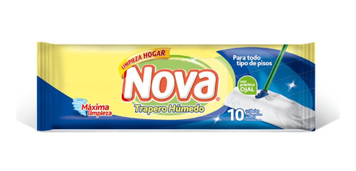 Imagen 2 de 9 de Trapero Húmedo Nova Con Ojal 10 Un